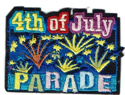 Girl Boy Cub 4th Of July Parade Fun Patches Crests Badge Scout Guide Fireworks