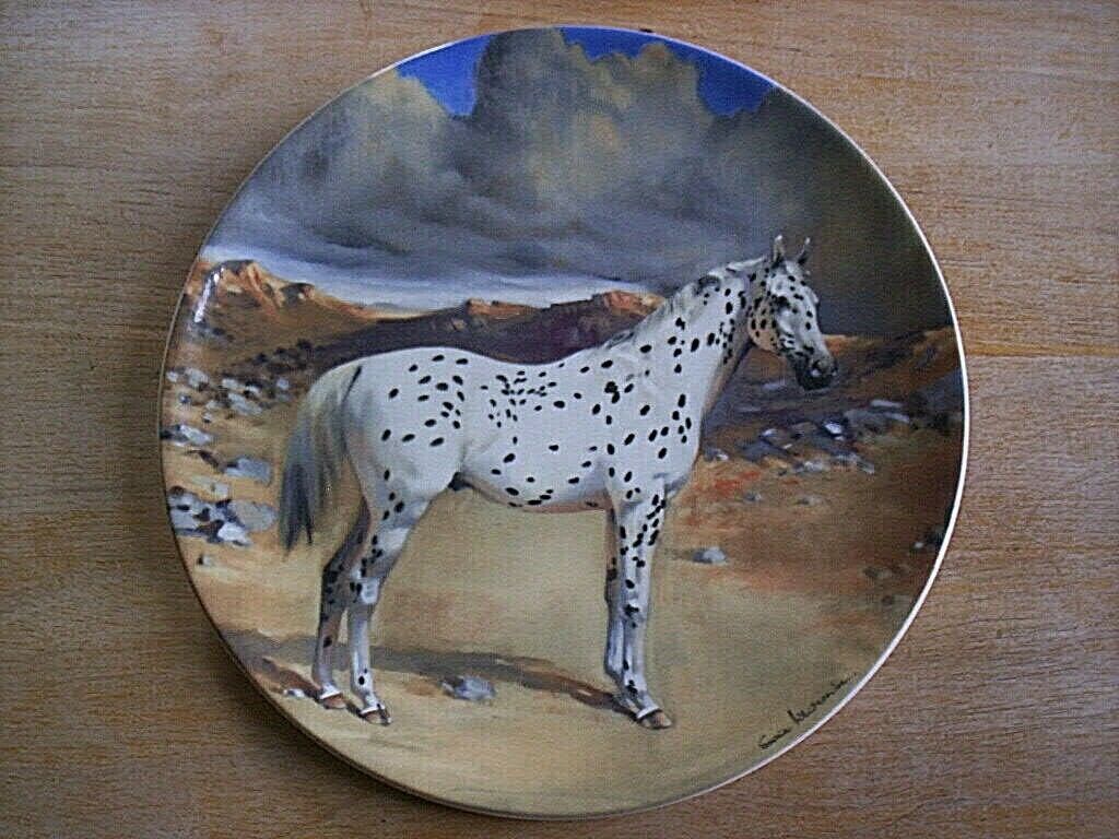 1990 Limited Edition Spode Leopard Appaloosa Horse Plate The Appaloosa  #7173c
