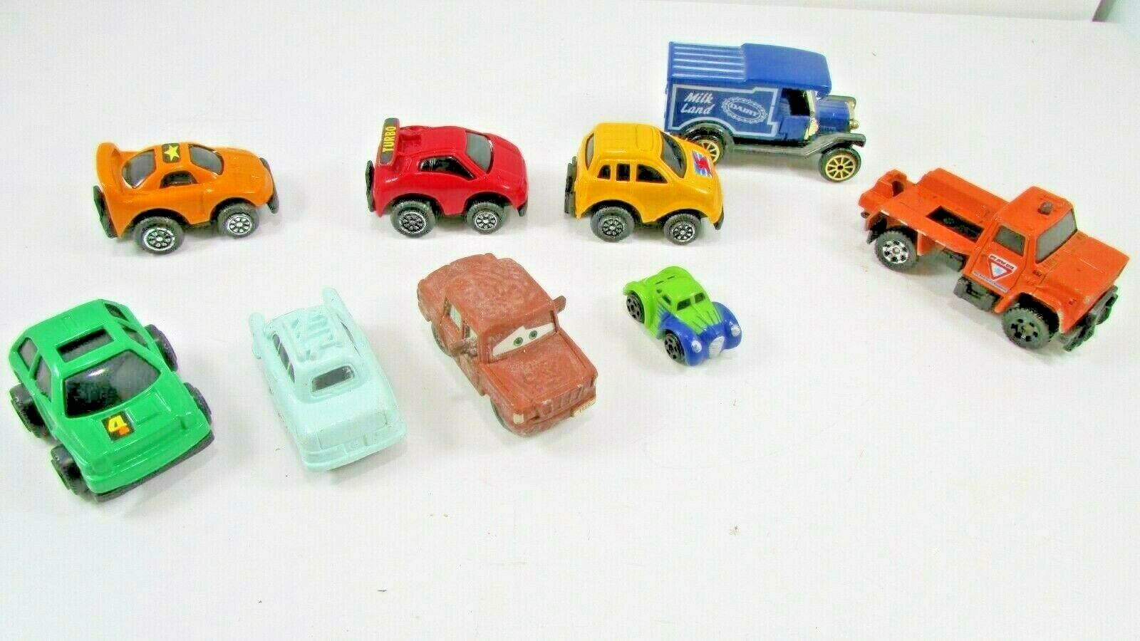 Mixed Lot Of 9 Collectible Micro Machine Penny Race Small Die Cast Mattel Disney