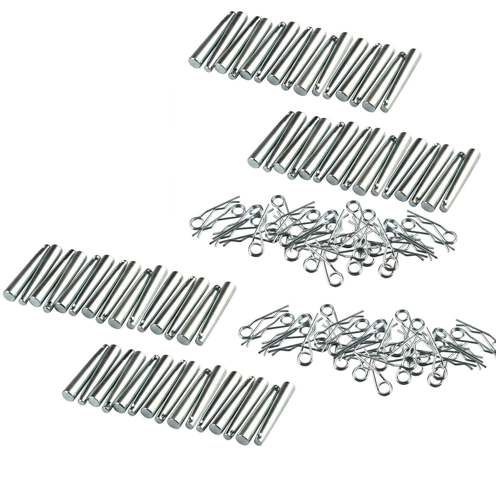 60pcs Aluminum Conical Coupler Pins With R-clip Truss Accessories 2.7 Inch Pin