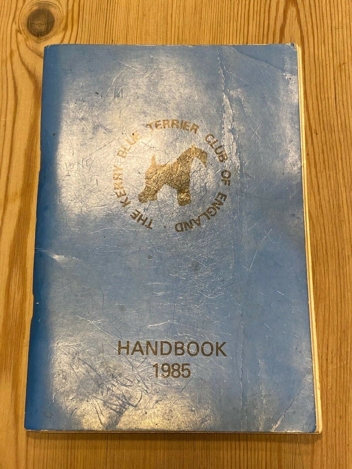 Rare "the Kerry Blue Terrier Club Of England Handbook 1985" Dog Book