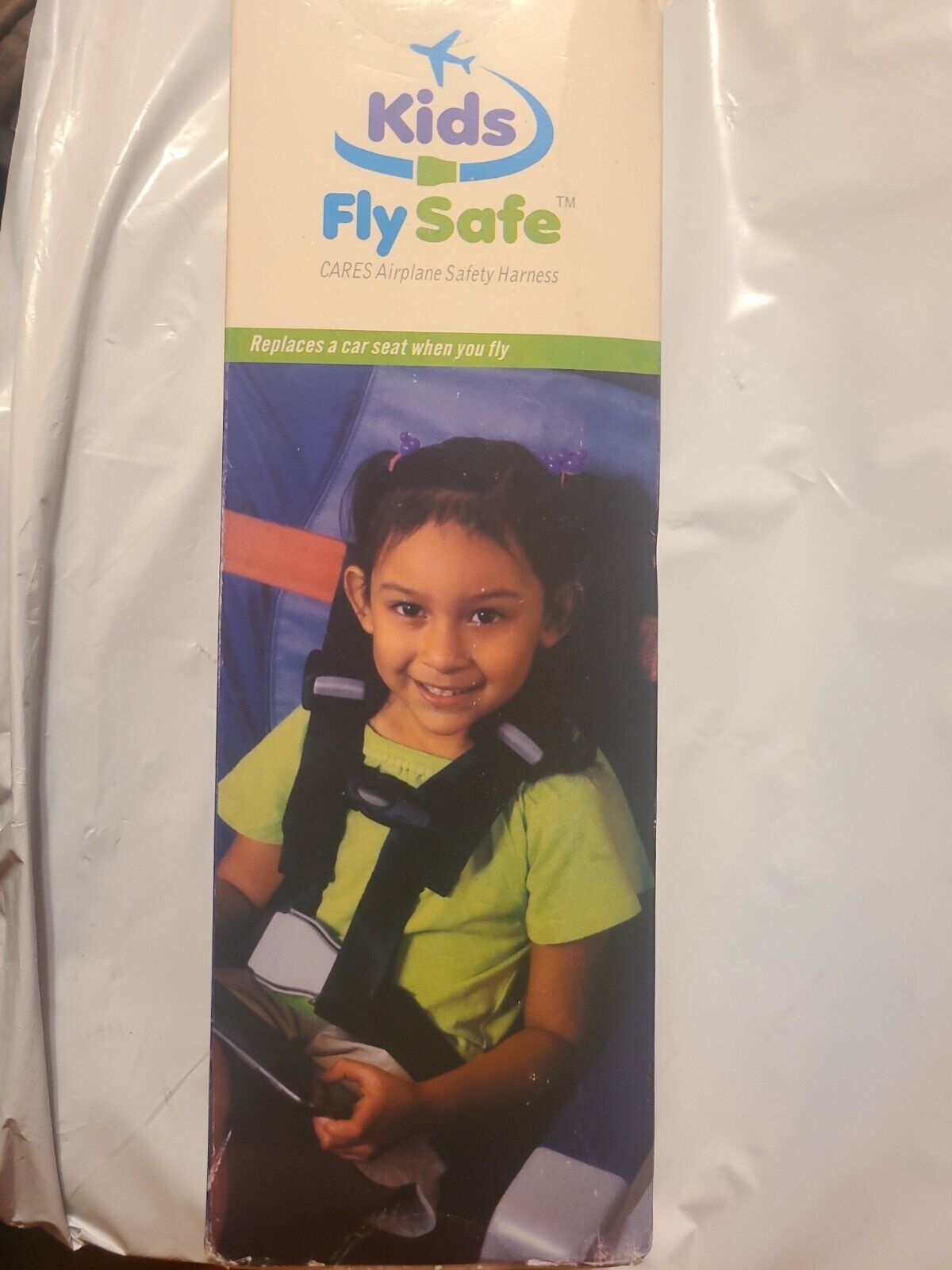 Nib--kids Fly Safe Cares Airplane Safety Harness 22 To 44 Lbs Faa Approved