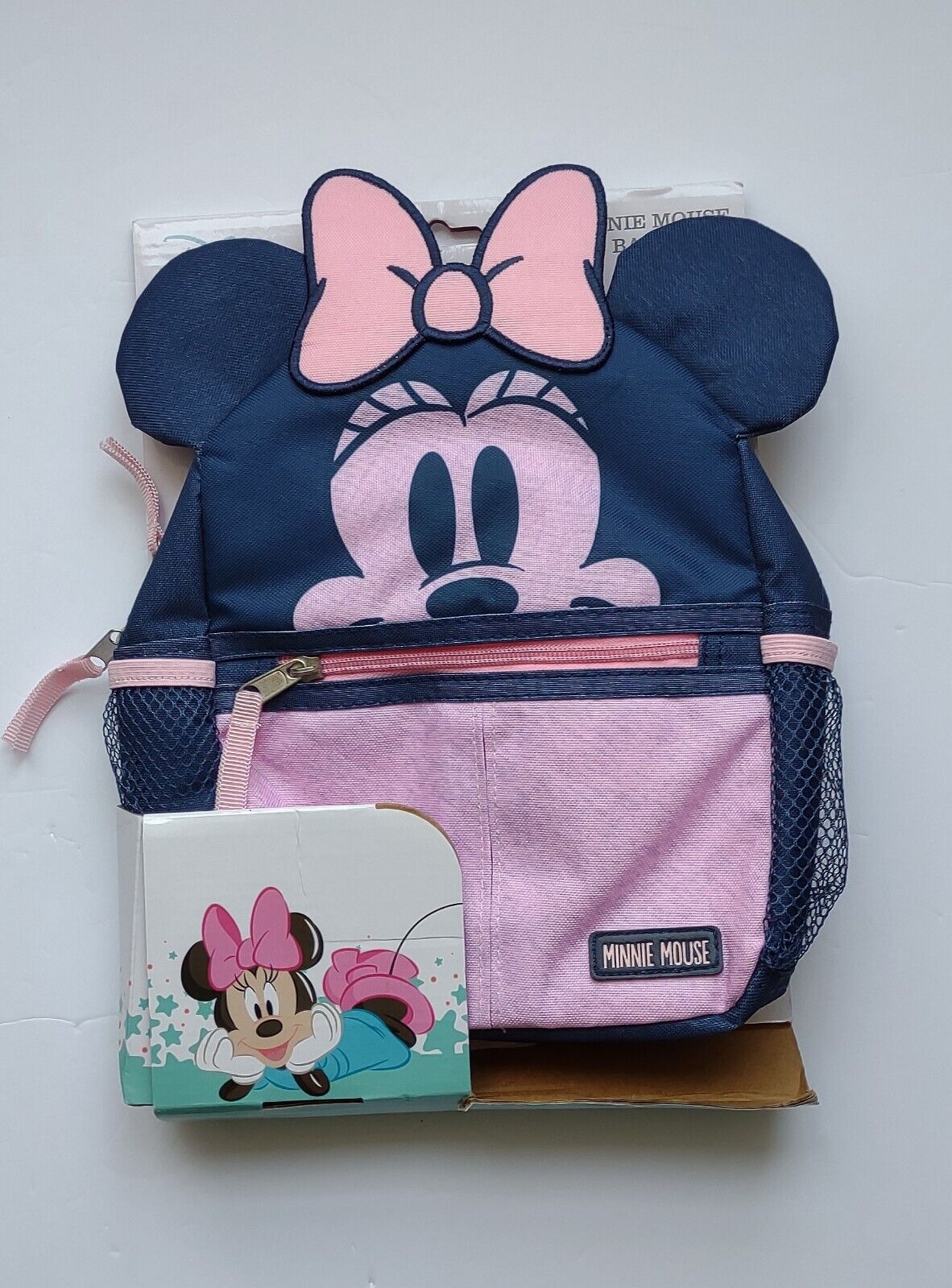 Disney Minnie Mouse Toddler Girls Backpack W/harness Straps New