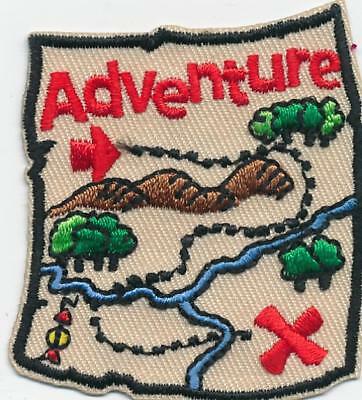 Girl Boy Cub Adventure Map Trip Journey Fun Patches Crests Badges Scout Guide