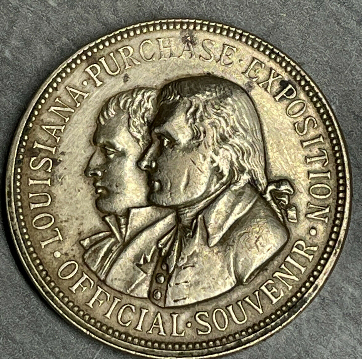 So-called Dollar - 1904 - Louisiana Purchase Exposition Official Souvenir Medal
