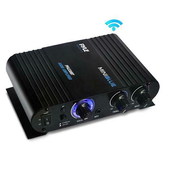 Pyle Pfa330bt - 90 Watt Bluetooth Wireless Streaming Stereo Mini Power Amplifier