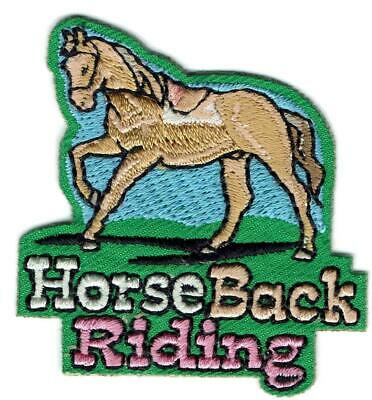 Girl Boy Cub Horseback Riding Horse Horses Fun Patches Crests Badges Guide Scout