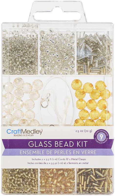 Glass Bead Kit 90g Metallique 775749248692