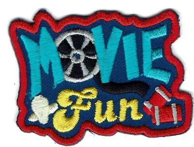 Girl Boy Cub Movie Fun Night Day Patches Crests Badge Scout Guides Trip Event