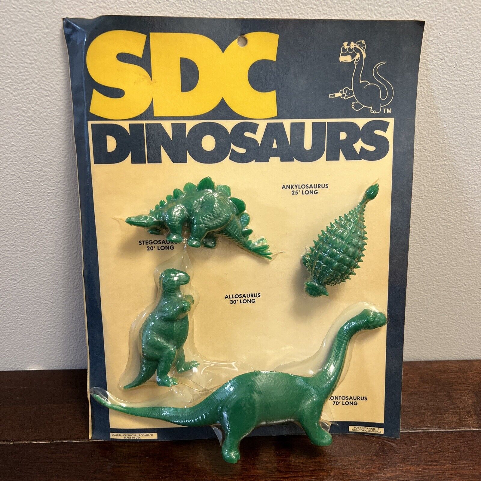 New Vintage Sinclair Gas Oil Sdc Dinosaurs Spaulding Dinosaur Company Made Usa