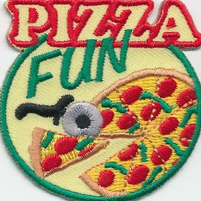 Girl Boy Cub Pizza Fun Making Patches Crests Badges Scout Guide Night Day Party