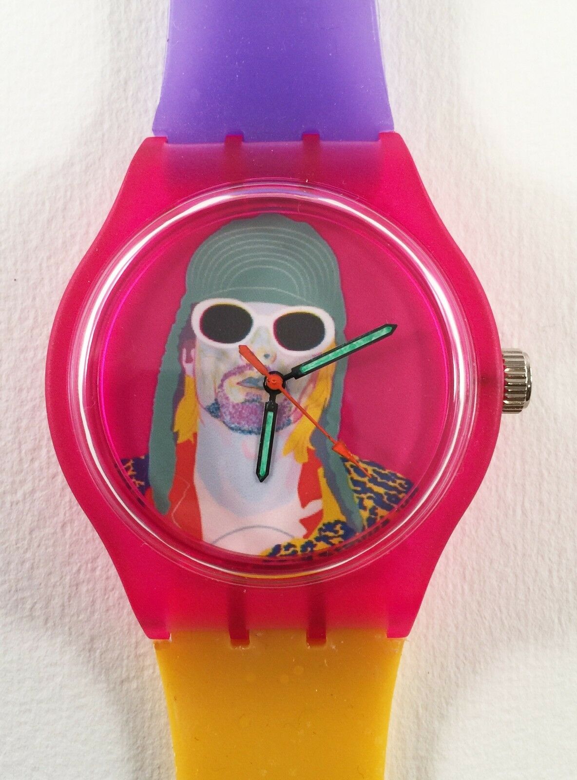 Nirvana Kurt Cobain Watch - Retro 90s Designer Watch