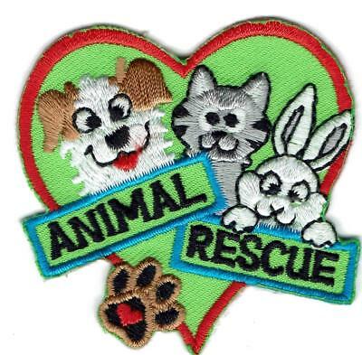 Girl Boy Cub Animal Rescue Care Adoption Fun Patches Crests Badges Scout Guides