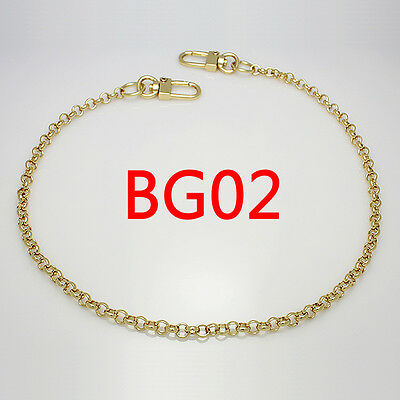 Bg02 Purse Metal Chain Strap Replacement Gold Crossbody Shoulder Strap Handbag
