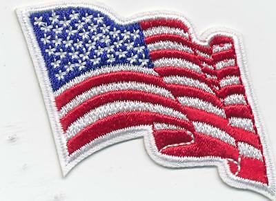 Girl Boy Cub Waving American Flag Patches Crests Badges Scout Guide Uniform
