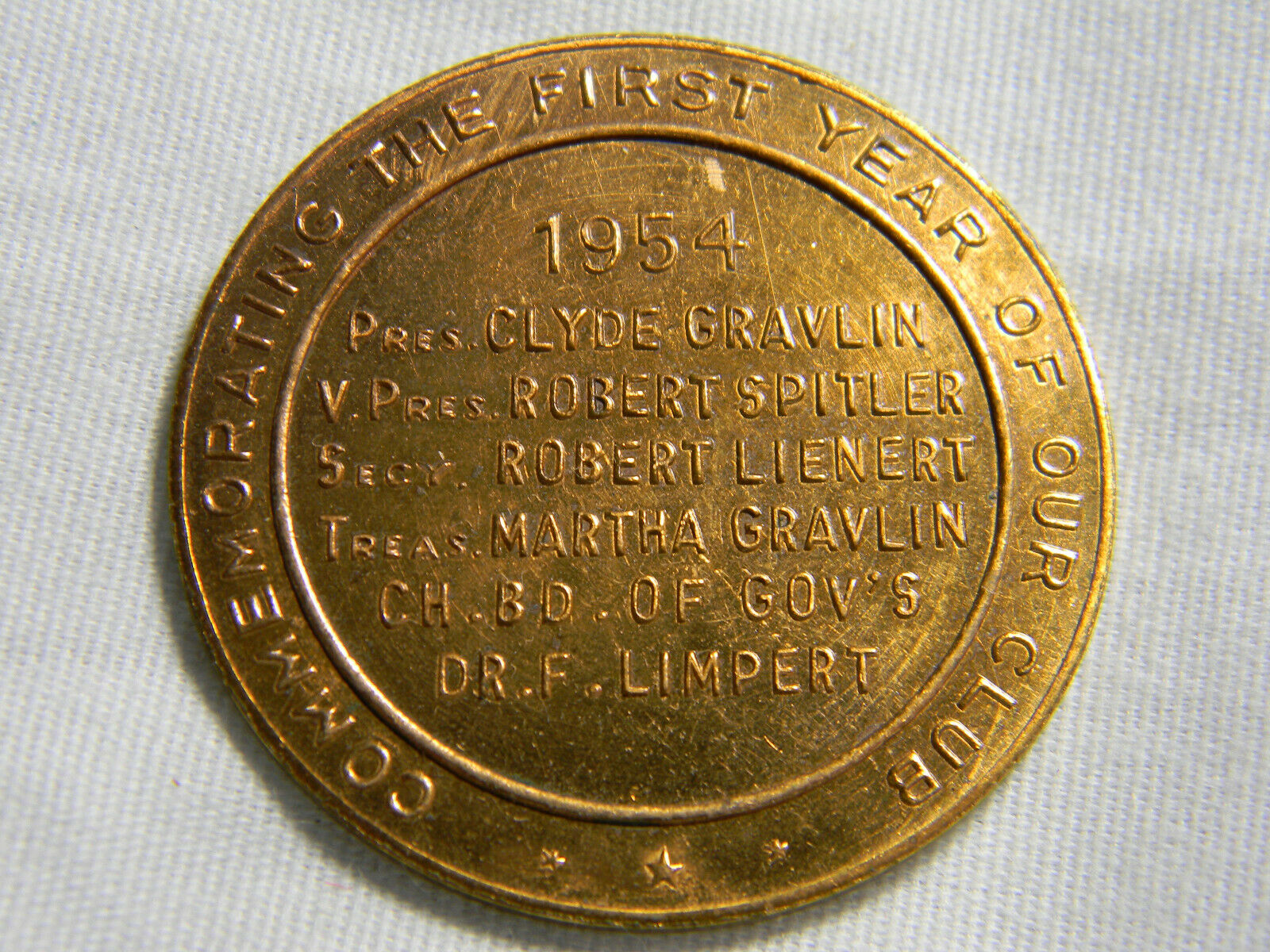 Usa 1954 Royal Oak Coin Club Medal (116)