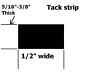 Universal Convertible Top Tacking, Tack Strip 1/2" Wide X (5/16"-3/8") Thick