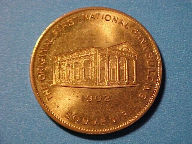 The First National Bank Of Miami 50th Anniversary Token 1902-1952 Bu Nice